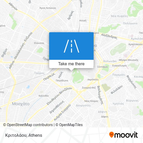 Κριτολάου map