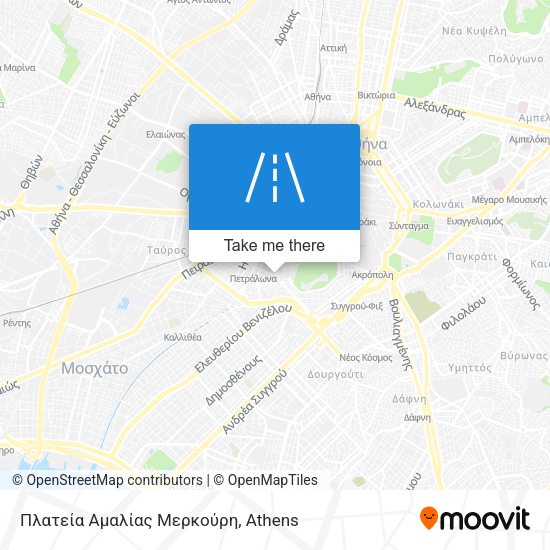 Πλατεία Αμαλίας Μερκούρη map