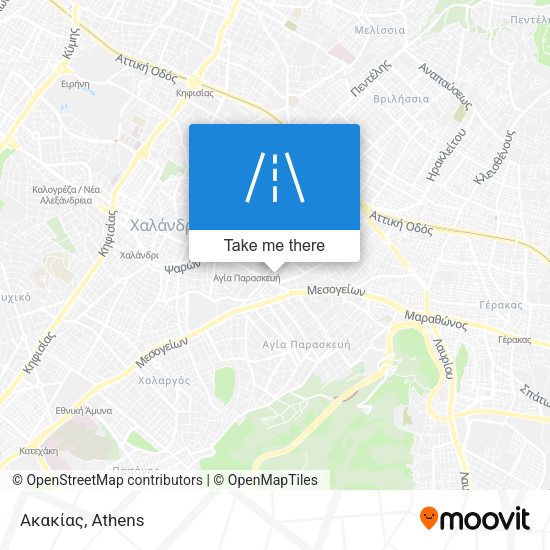 Ακακίας map