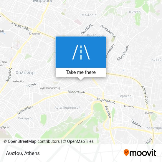 Λυσίου map