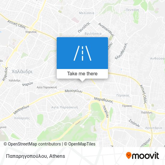 Παπαρηγοπούλου map