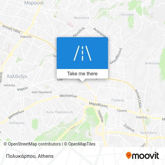 Πολυκάρπου map