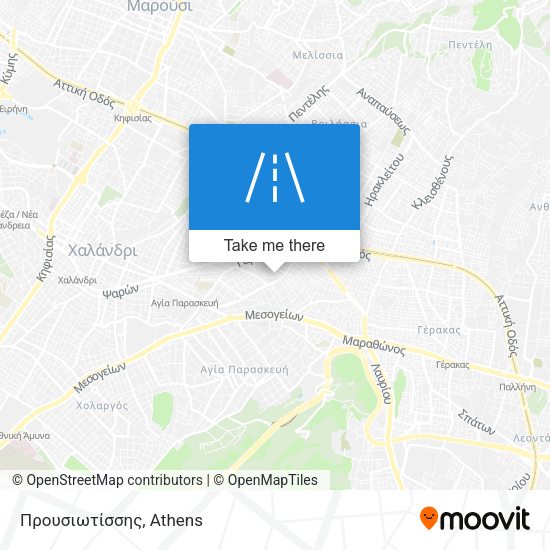 Προυσιωτίσσης map