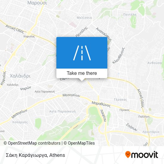 Σάκη Καράγιωργα map