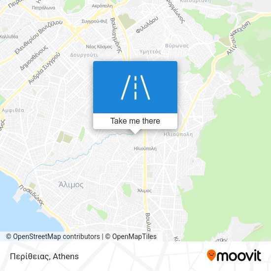 Περίθειας map