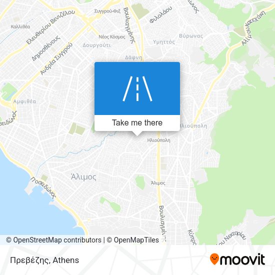 Πρεβέζης map