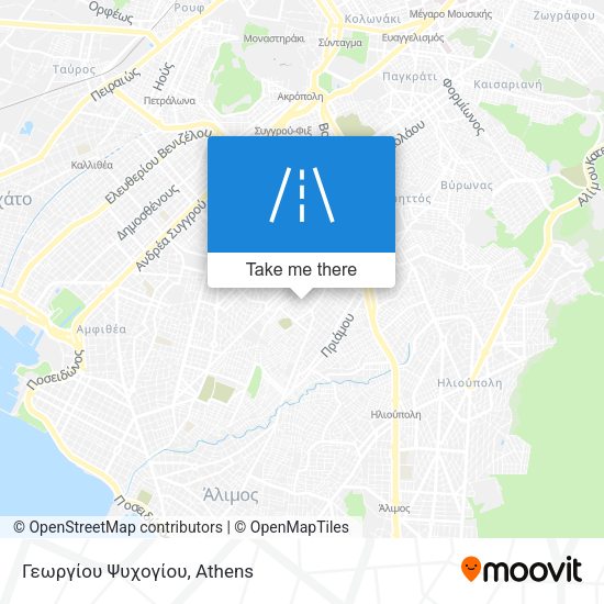 Γεωργίου Ψυχογίου map