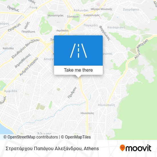 Στρατάρχου Παπάγου Αλεξάνδρου map