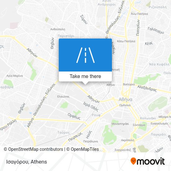 Ισαγόρου map