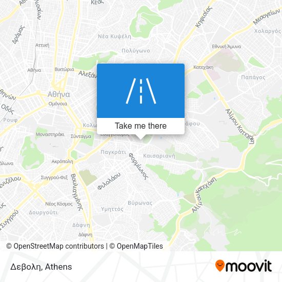 Δεβολη map