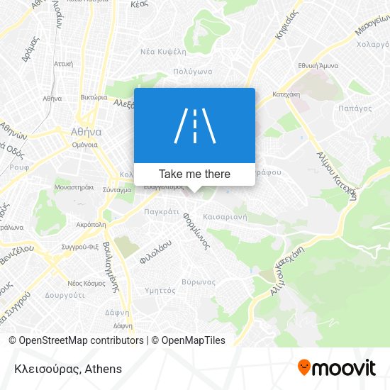 Κλεισούρας map