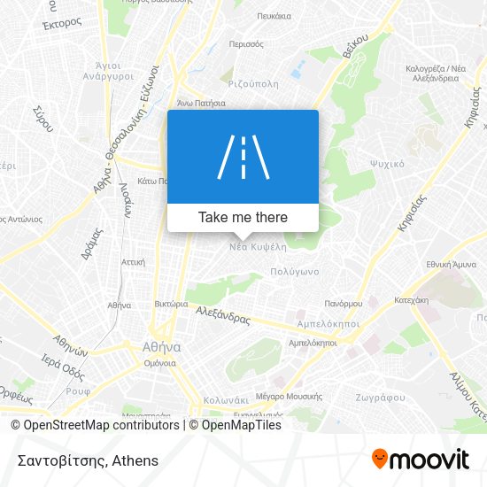 Σαντοβίτσης map