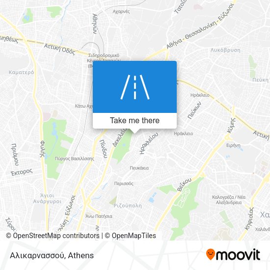 Αλικαρνασσού map