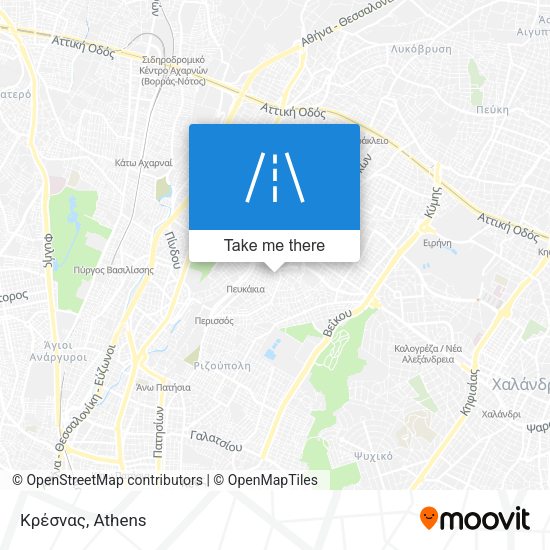 Κρέσνας map