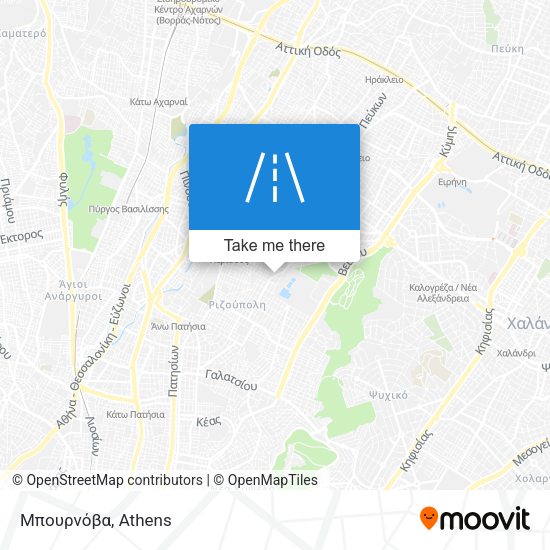 Μπουρνόβα map
