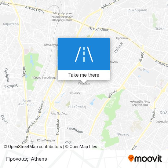 Πρόνοιας map