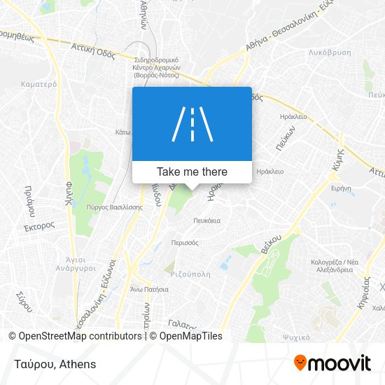 Ταύρου map