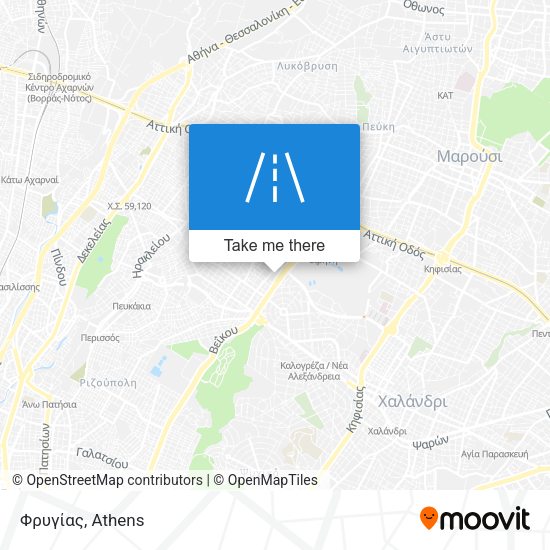 Φρυγίας map