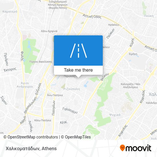 Χαλκοματάδων map
