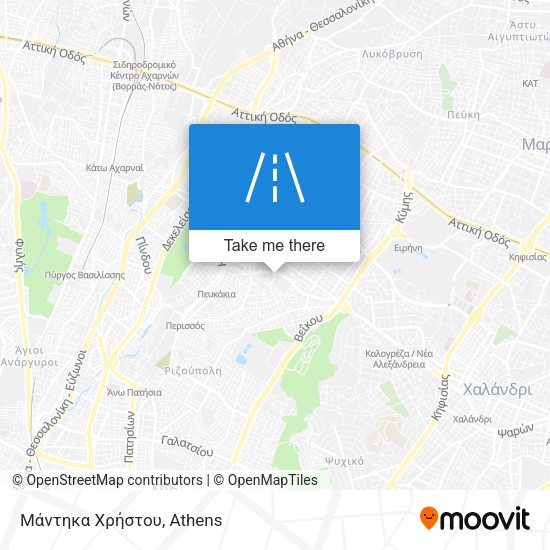 Μάντηκα Χρήστου map