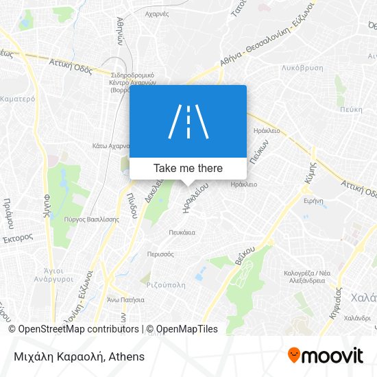 Μιχάλη Καραολή map