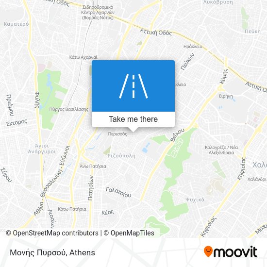 Μονής Πυρσού map