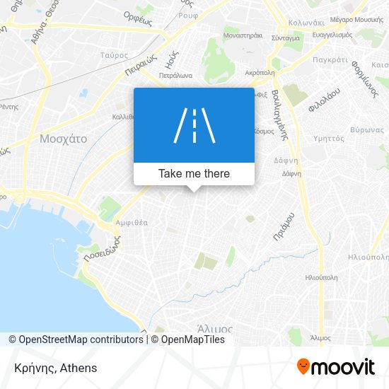 Κρήνης map
