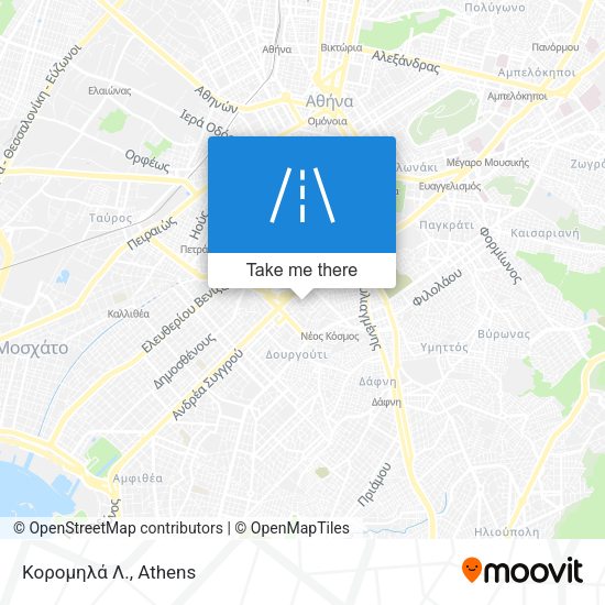 Κορομηλά Λ. map