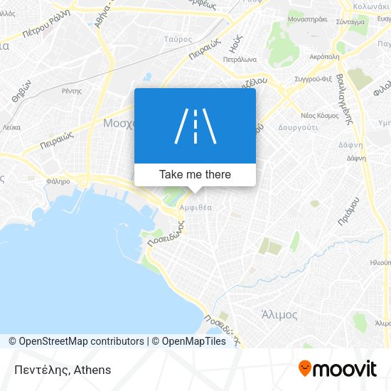 Πεντέλης map