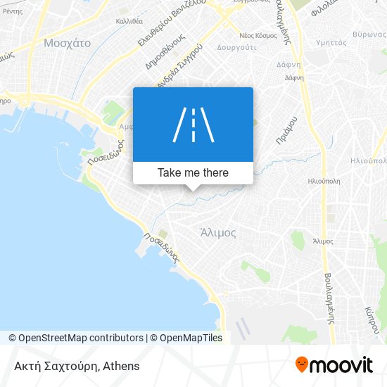 Ακτή Σαχτούρη map