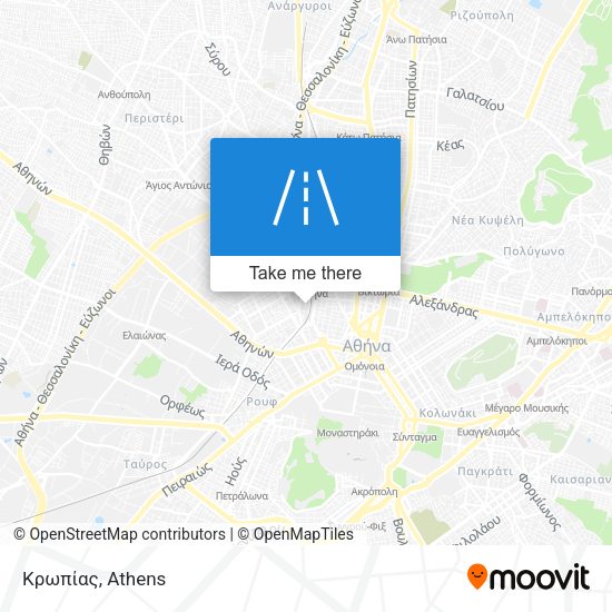 Κρωπίας map