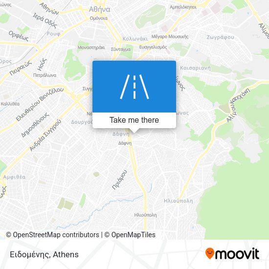Ειδομένης map