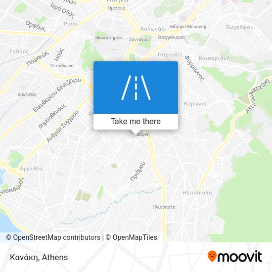 Κανάκη map