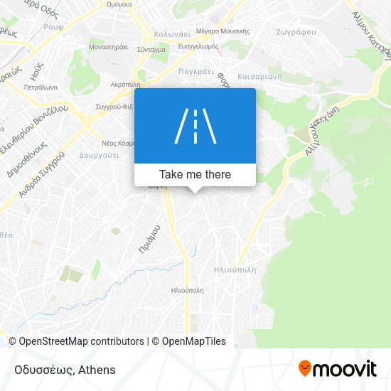 Οδυσσέως map