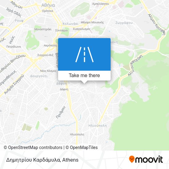 Δημητρίου Καρδάμυλα map