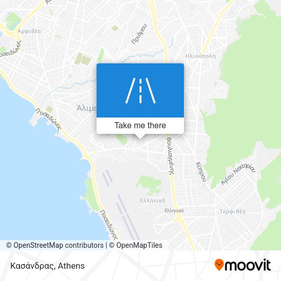 Κασάνδρας map