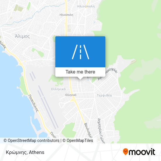Κρώμνης map