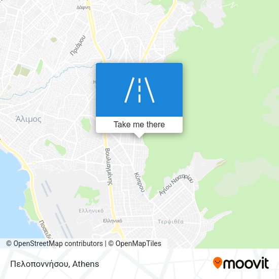 Πελοποννήσου map