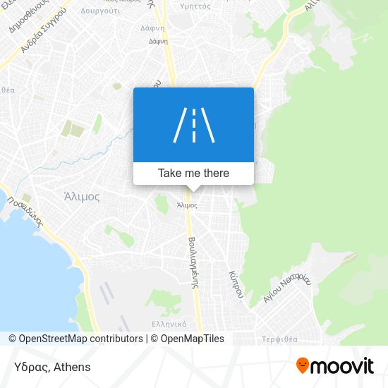 Υδρας map
