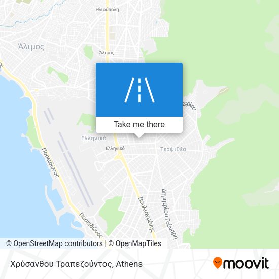 Χρύσανθου Τραπεζούντος map