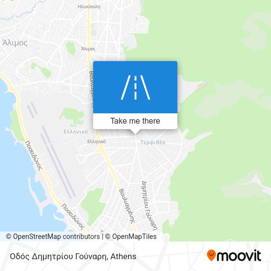 Οδóς Δημητρίου Γούναρη map