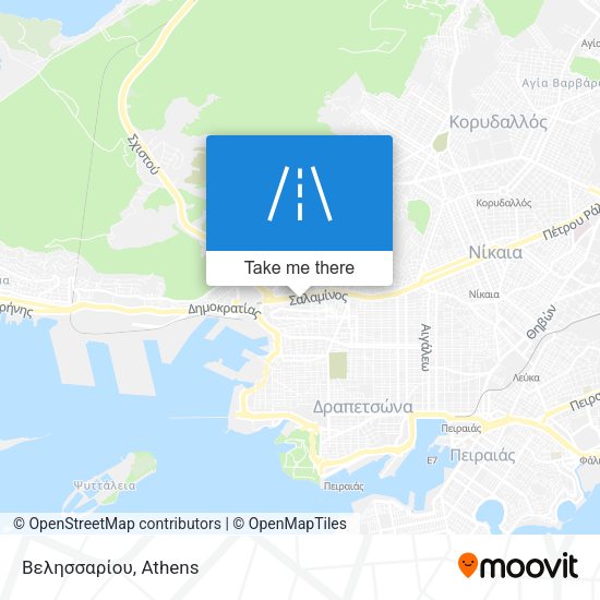 Βελησσαρίου map
