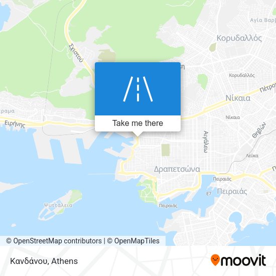Κανδάνου map