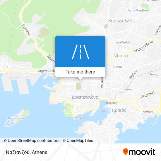 Ναζιανζού map