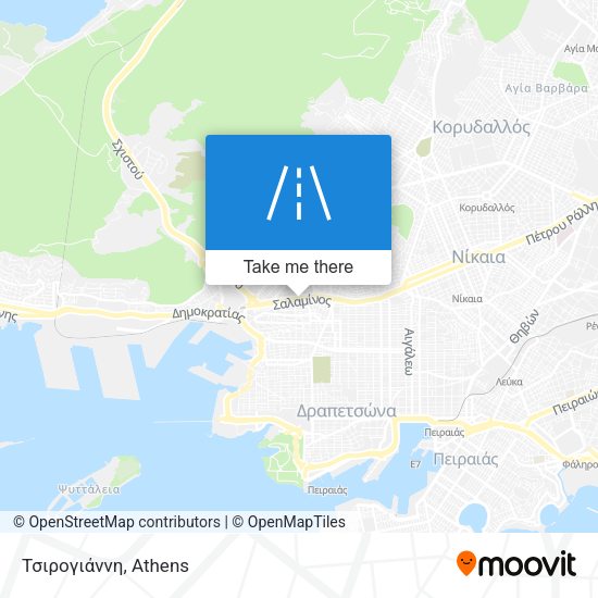 Τσιρογιάννη map