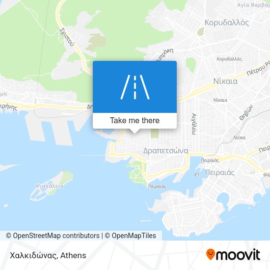 Χαλκιδώνας map