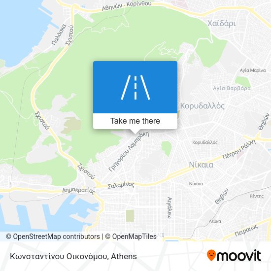Κωνσταντίνου Οικονόμου map