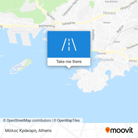 Μόλος Κράκαρη map