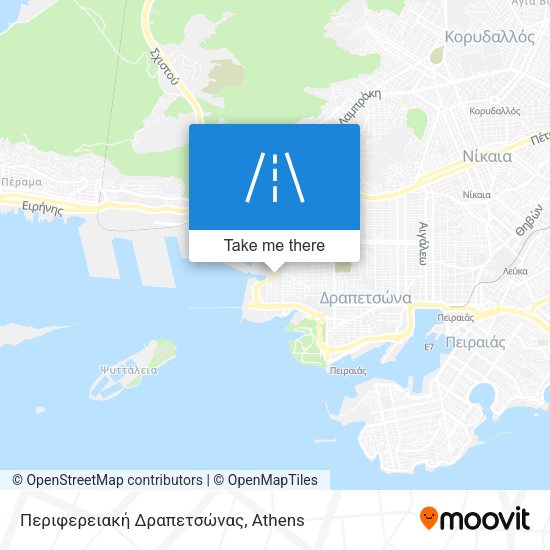 Περιφερειακή Δραπετσώνας map