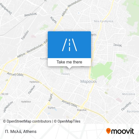 Π. Μελά map